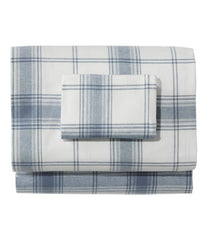 Organic Flannel Sheet Collection Plaid
