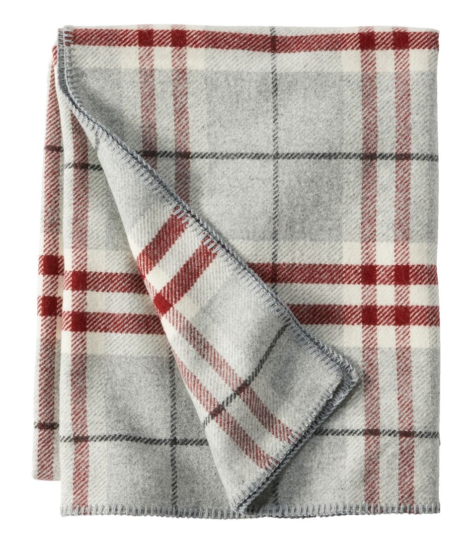 Plaid Washable Wool Blanket