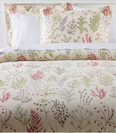 Botanical Floral Flannel Comforter Cover Collection