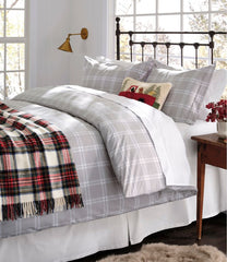 L.L.Bean Washable Wool Throw Plaid 54" x 60"