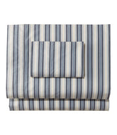 Stripe Sunwashed Percale Sheet Collection