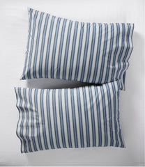 Stripe Sunwashed Percale Sheet Collection