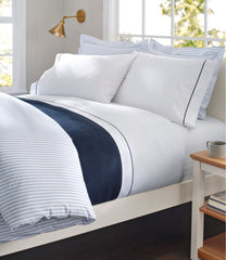 Premium Egyptian Percale Sheet Collection Satin Stitch