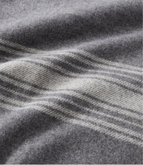 Washable Wool Throw Striped