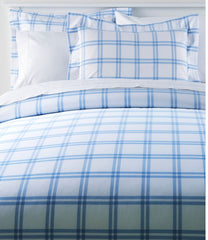 Windowpane 280-Thread-Count Pima Cotton Percale Comforter Cover Collection
