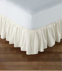 Chambray bed skirt