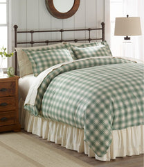 Chambray bed skirt