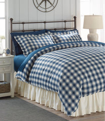Chambray bed skirt