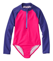 Rashguard One-Piece Girls' Watersports Swimwear