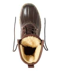 Women's Shearling Lined Bean Boots 10 Inch