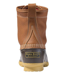 Flannel-Lined Insulated Men's Bean Boots 8"