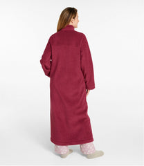 Zip-Front Women's Winter Fleece Robe