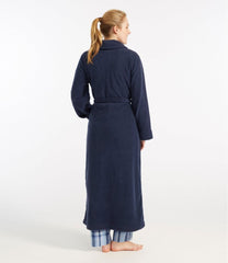 Women's Winter Fleece Robe Wrap-Front