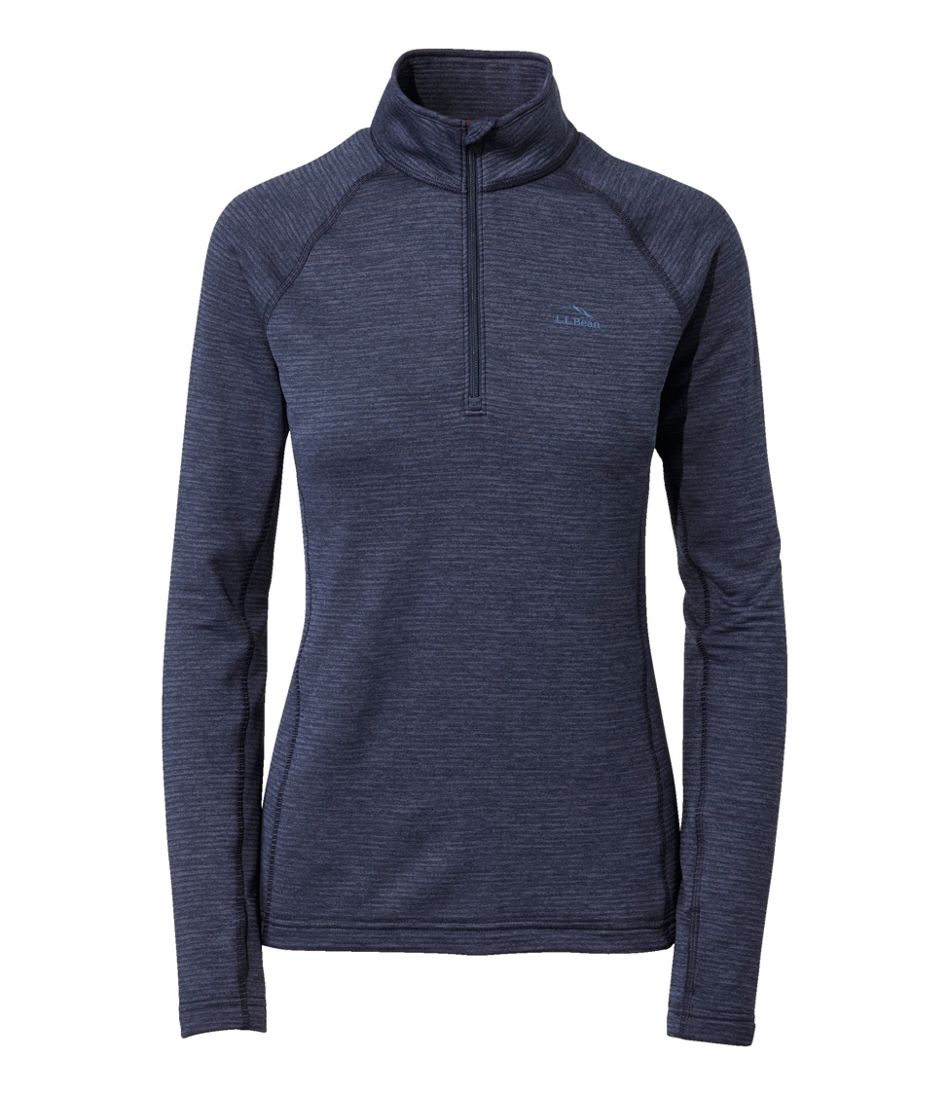 1/4 Zip Women's L.L.Bean Midweight Base Layer Crew Top
