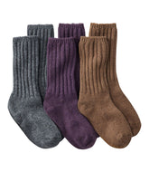 3-Pack Adults' Merino Wool Ragg Socks