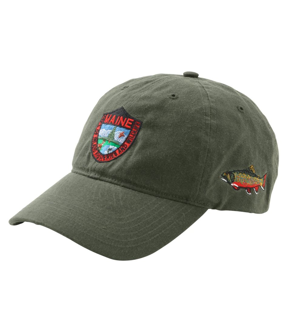 Adults' MIF&W Waxcloth Hat Brook Trout