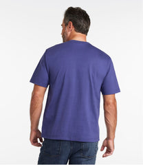 Men's Carefree Unshrinkable Tee with Pocket Traditional Fit