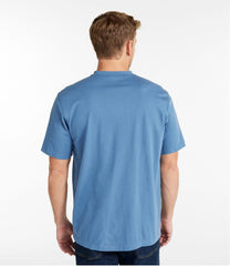 Men's Carefree Unshrinkable Tee Traditional Fit Henley