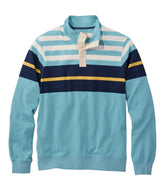Chest Stripe Mockneck Men's Bean's Vintage Soft Rugby
