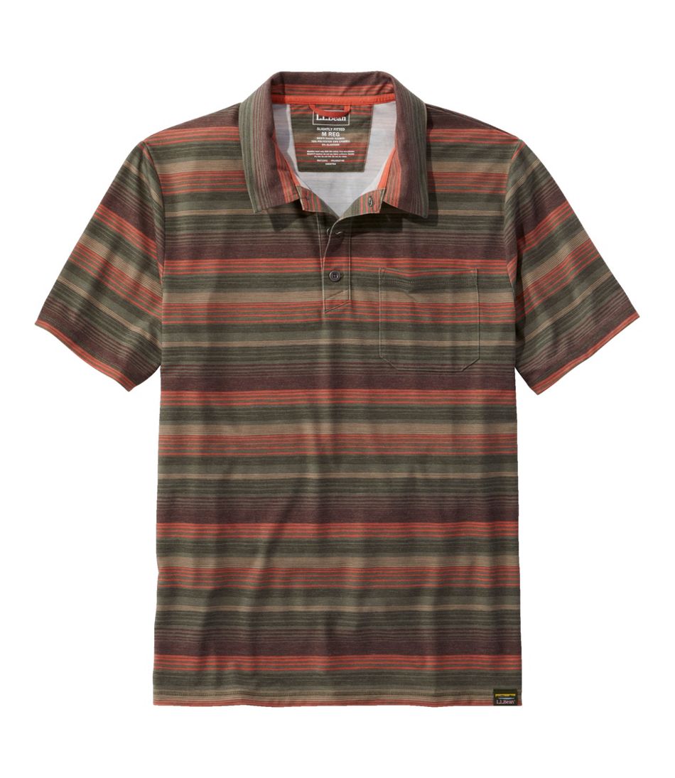 Short-Sleeve Stripe Men's Everyday SunSmart® Polo 2.0