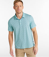 Slightly Fitted Men's Comfort Stretch Performance® Party Polo Short-Sleeve Print
