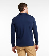 Men's Comfort Stretch Performance® Polo Slightly Fitted Long-Sleeve