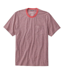 Short-Sleeve Stripe Men's Comfort Stretch Performance® Pima Pocket Tee