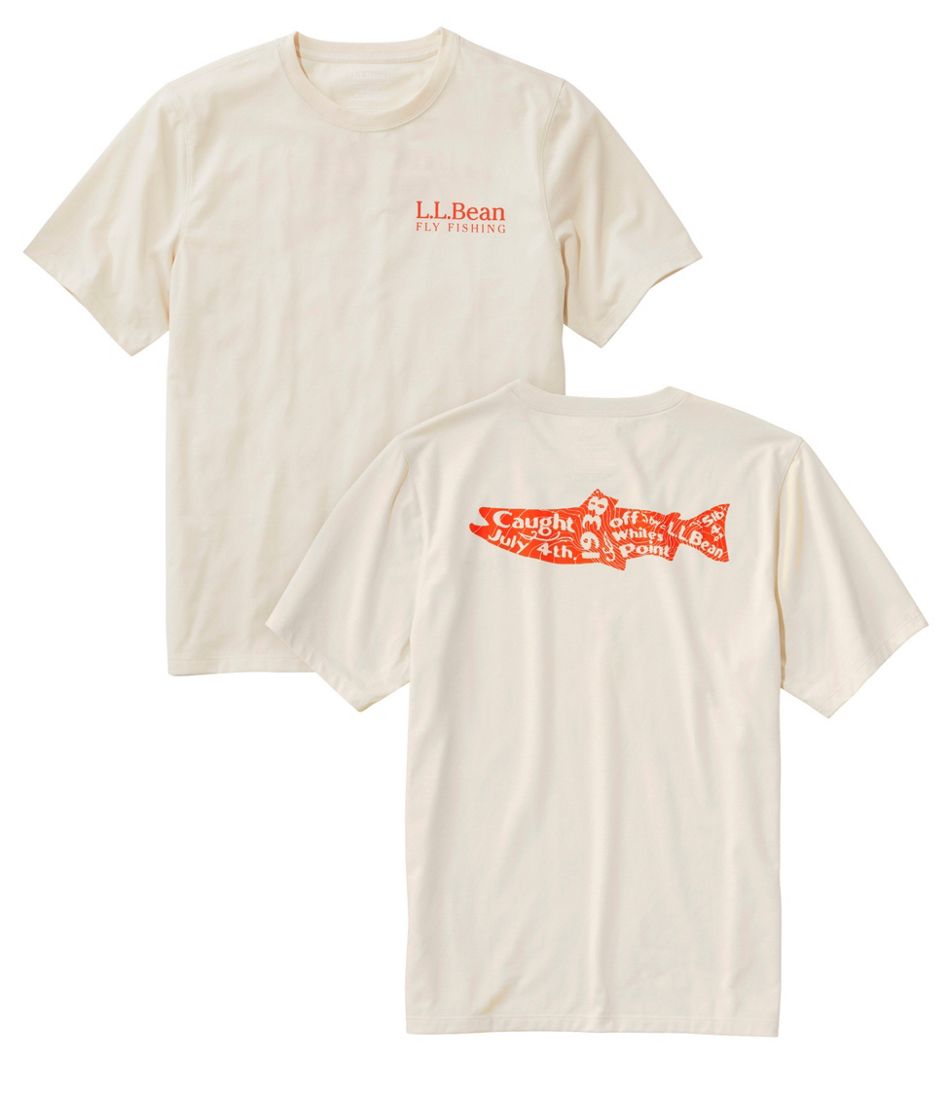 Men's Technical Fishing Graphic Tees Short-Sleeve