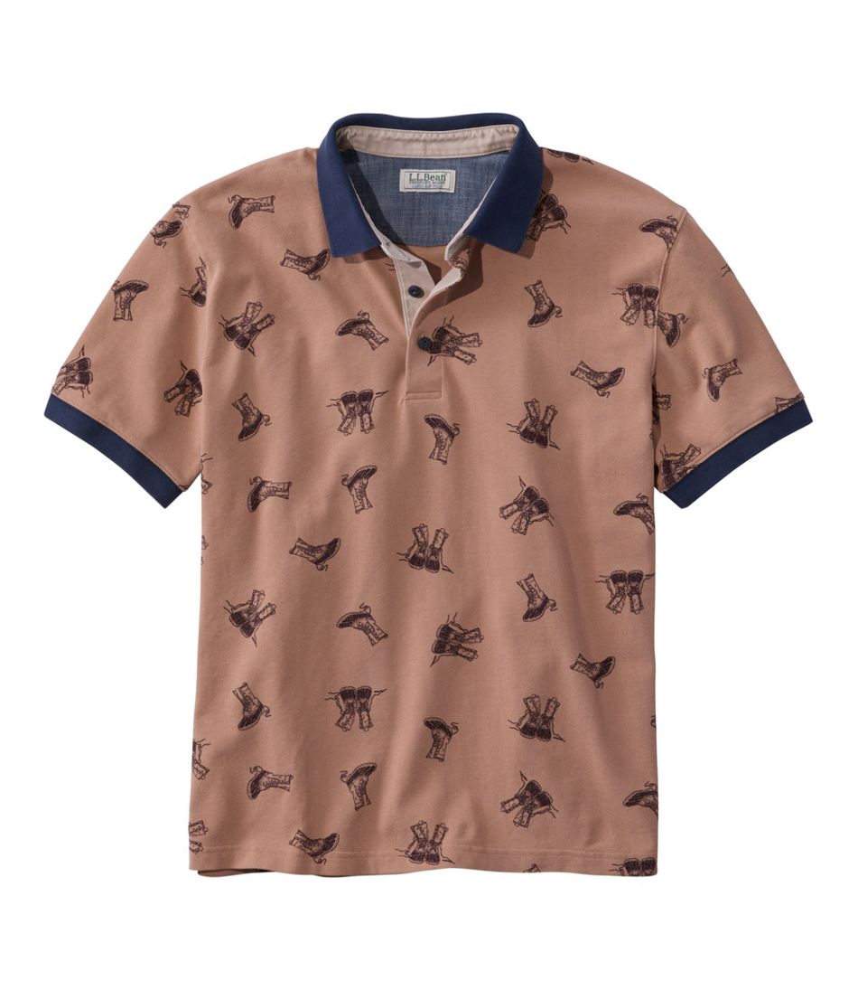 Short-Sleeve Men's Casco Bay Rugged Polo Print
