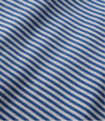 Banded Short-Sleeve Without Pocket Stripe Men's Premium Double L® Polo