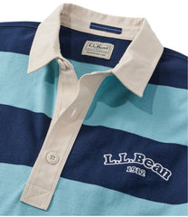 Stripe Embroidered Men's Bean's Vintage Soft Rugby