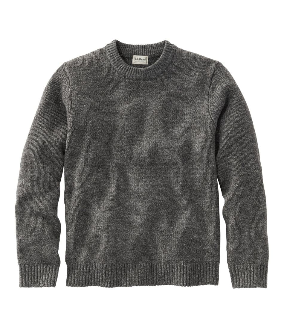 Crewneck Men's Bean's Classic Ragg Wool Sweater