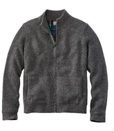 Men's L.L.Bean Classic Ragg Wool Sweater Full-Zip Flannel-Lined