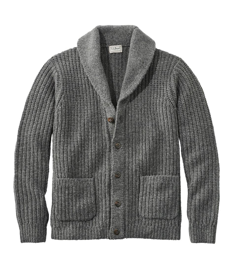 Men's L.L.Bean Classic Ragg Wool Sweater Cardigan