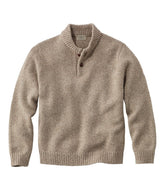 Henley Men's L.L.Bean Classic Ragg Wool Sweater