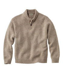 Henley Men's L.L.Bean Classic Ragg Wool Sweater