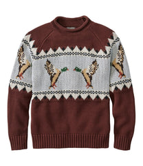Fair Isle Men's Signature Organic Cotton Rollneck Sweater