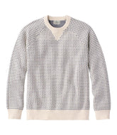 Pattern Crewneck Men's Wicked Soft Cotton/Cashmere Sweater