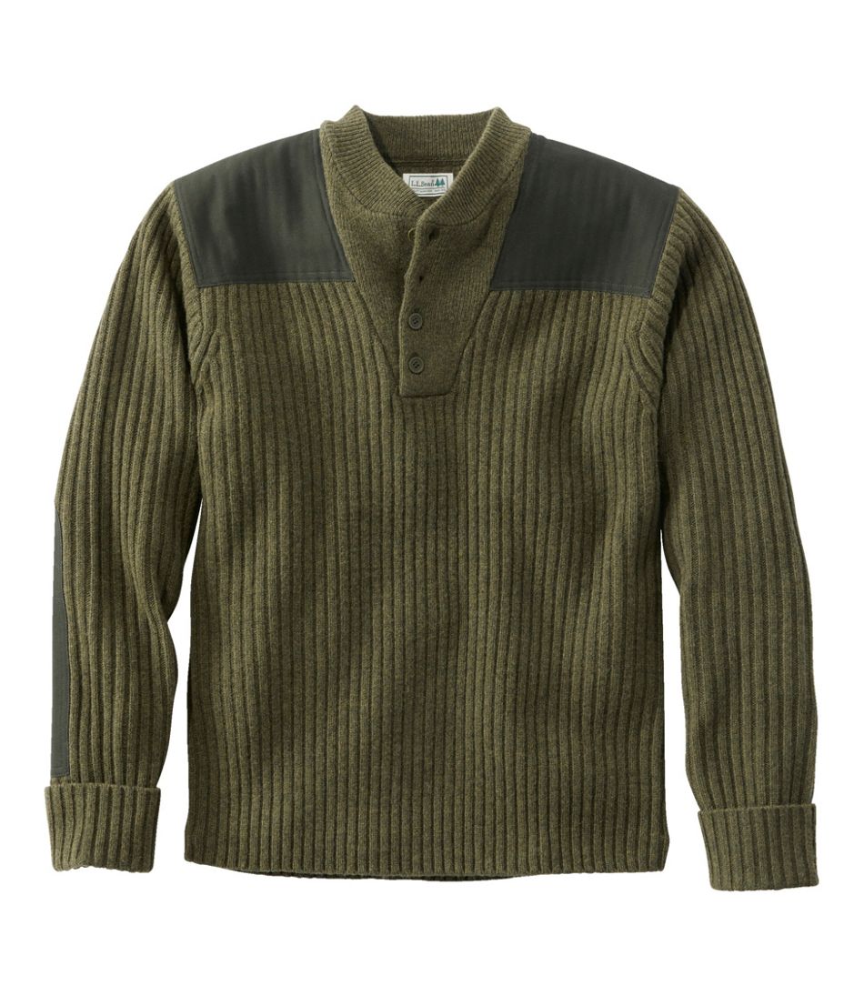 Commando Sweater Henley Sweaters for Men L.L.Bean