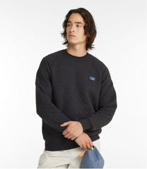 Men's Quilted Sweatshirt Crewneck