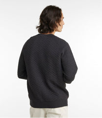 Men's Quilted Sweatshirt Crewneck