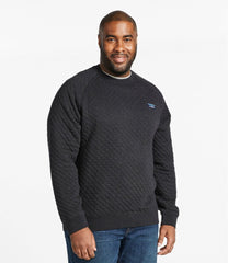 Men's Quilted Sweatshirt Crewneck