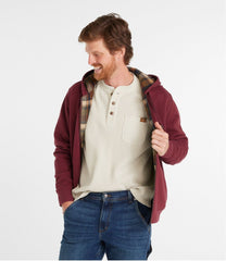 Flannel-Lined Men's Katahdin Iron Works® Hooded Sweatshirt