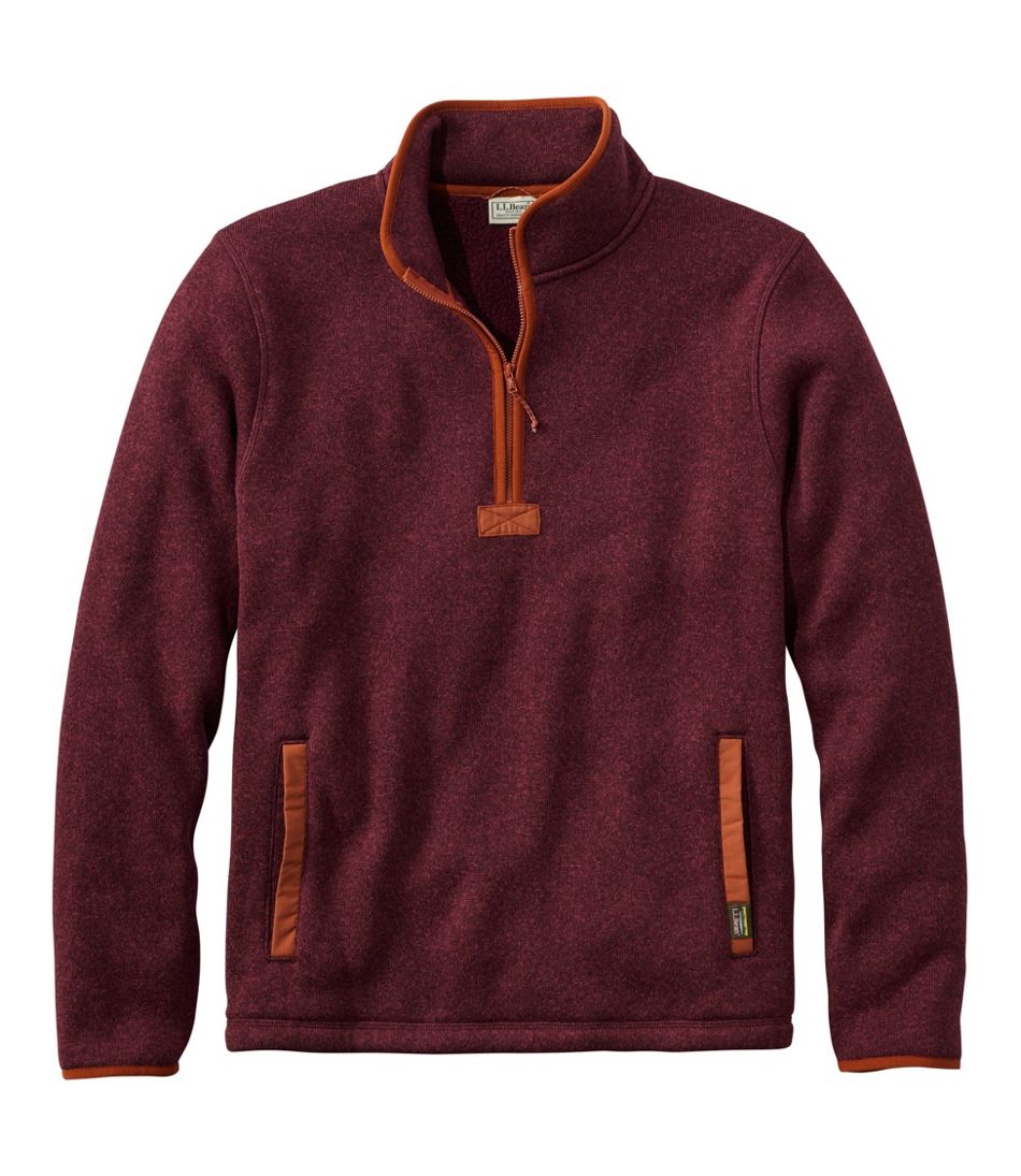 Men's Bean's Sweater Fleece Half-Zip Pullover