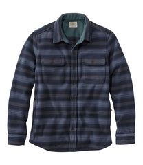 Men's Bean's Mariner Fleece Shirt Print