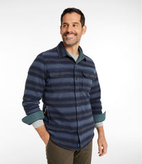 Men's Bean's Mariner Fleece Shirt Print