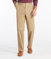 Hidden Comfort Men's Wrinkle-Free Double L® Chinos Plain Front Natural Fit