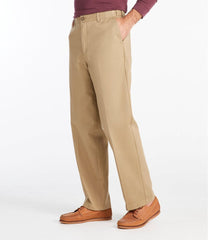 Hidden Comfort Men's Wrinkle-Free Double L® Chinos Plain Front Natural Fit