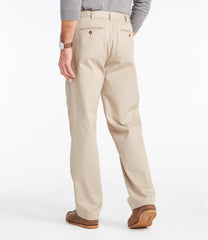 Men's Wrinkle-Free Double L® Chinos Natural Fit Hidden Comfort Pleated