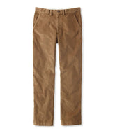 Hidden Comfort Men's L.L.Bean Stretch Country Corduroy Pants Natural Fit Plain Front